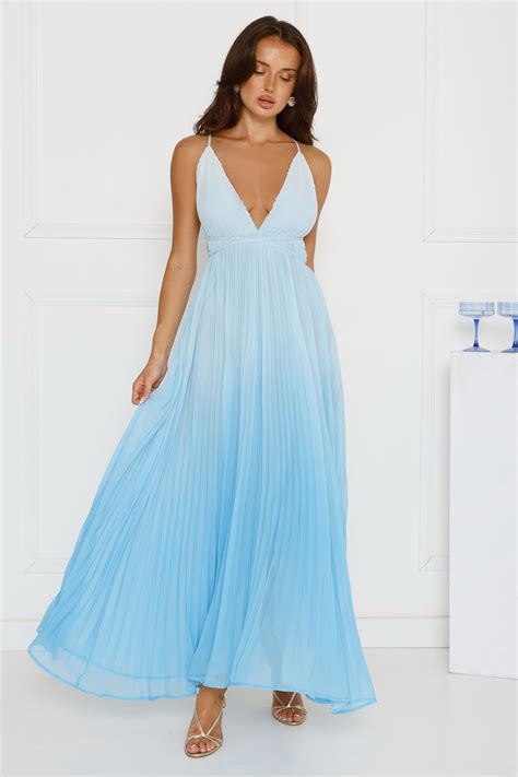 Love Letter To You Maxi Dress Blue | Hello Molly