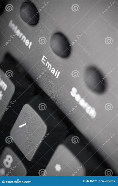 email button stock image image  computer communicate