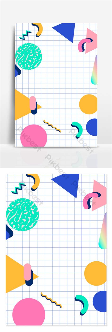 Classroom education geometric grid literary fresh minimalist background | Backgrounds PSD Free ...