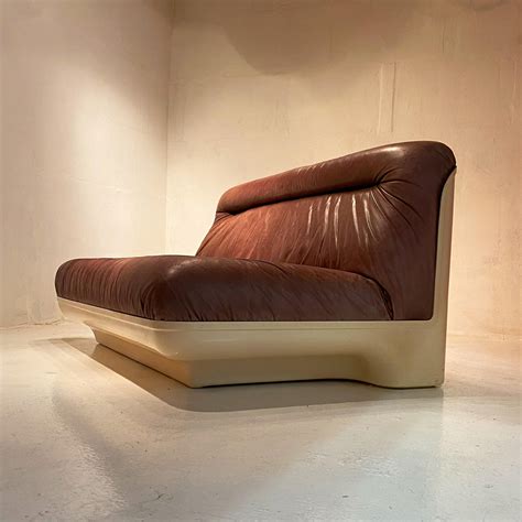 Set of Two Space Age Sofas by Gerd Lange for Bernhard Burger, Germany