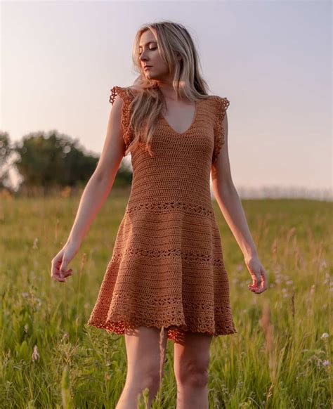 Golden Hour Sun Dress Crochet Pattern - Originally Lovely