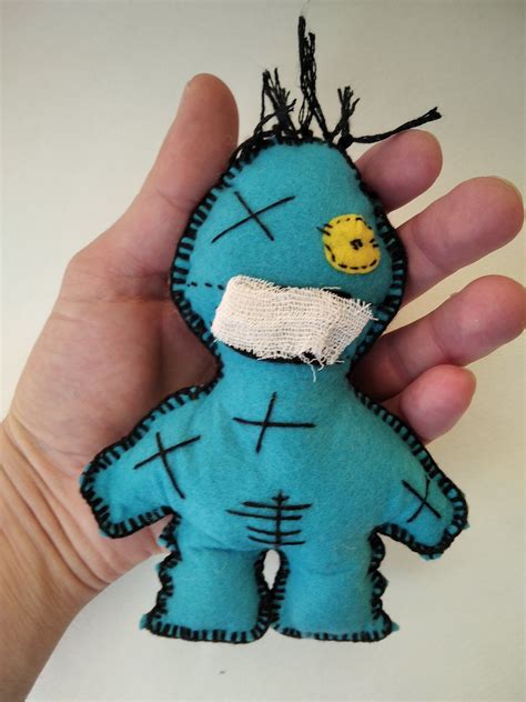 voodoo doll felt handmade etsy