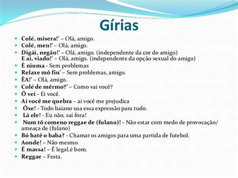 Gírias Baianas Mais Usadas