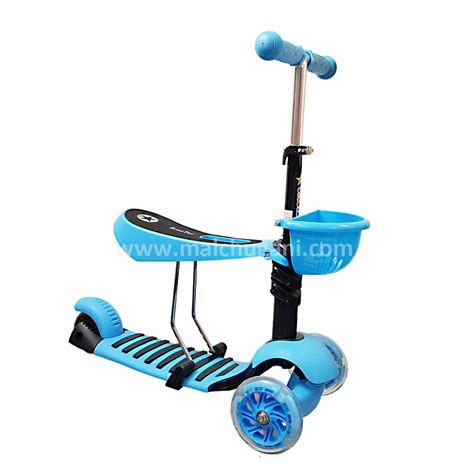 ScooTer, Тротинетка със седалка, 3 в 1, асортимент - Малчугани