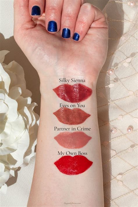 Revlon Satin Ink Liquid Lipstick Swatches + Review - Elegantly Petite