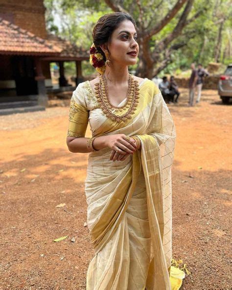 onam saree kerala blouse
