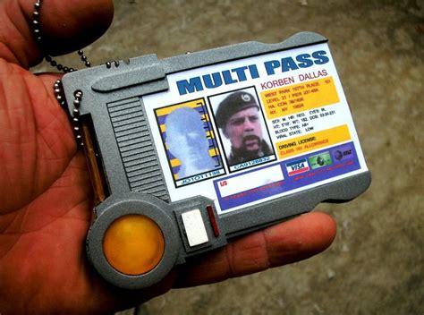 Fifth Element MULTIPASS - multipass - DreamScheme Studios | Fifth ...