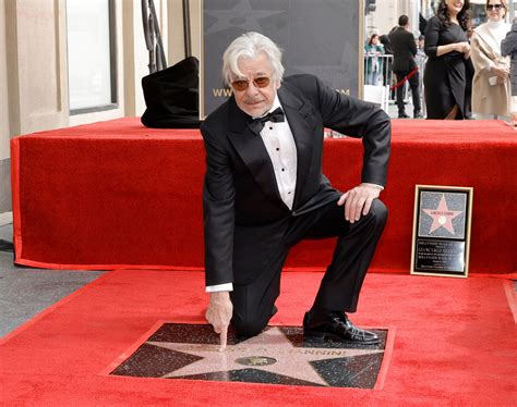 giancarlo giannini receives  star   hollywood walk  fame