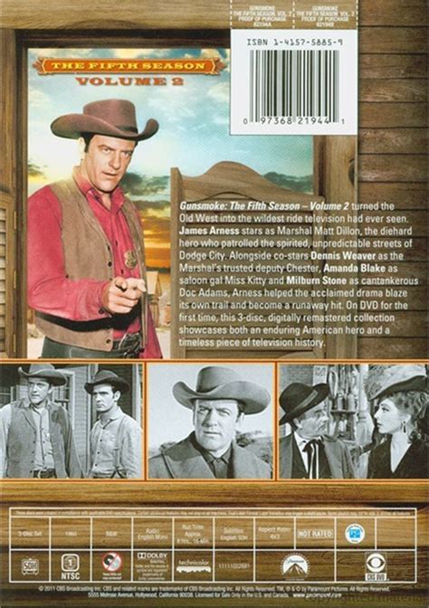 Gunsmoke: The Fifth Season - Volume Two (DVD 1959) | DVD Empire