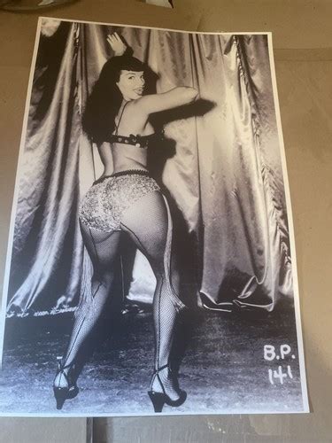 BEAUTIFUL SEXY BETTIE PAGE Pinup 12X18” POSTER CUTE Pinup Image | eBay