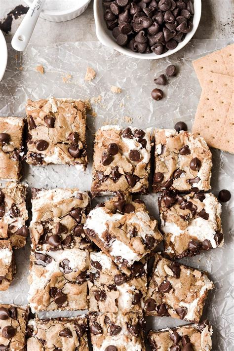 Easy s mores brookie bars – Artofit