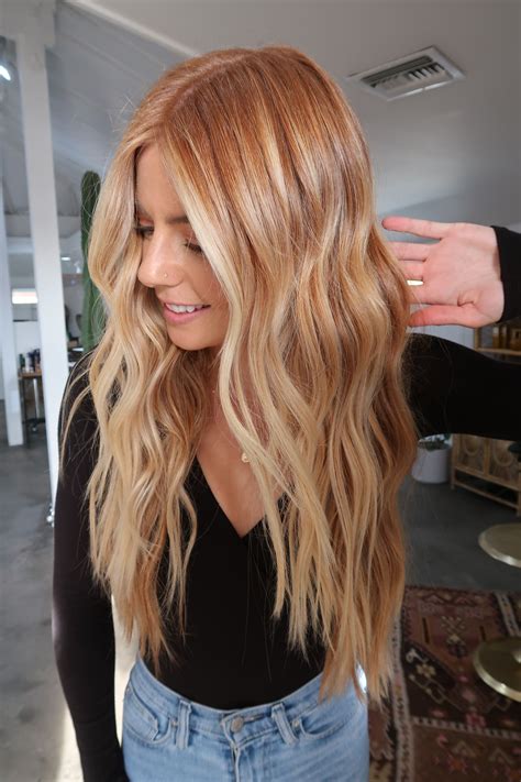 Copper Hair Color Blonde Highlights