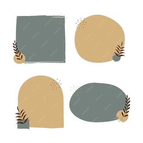 Premium Vector | Vector aesthetic text box