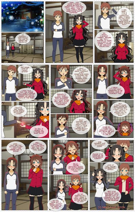 [TG Bodyswap] Shirou's and Rin's Christmas Eve 1/2 by GraceFoxey on