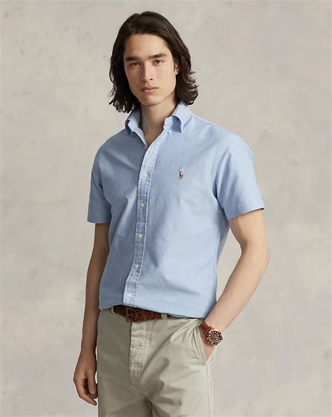 custom fit oxford shirt  men ralph lauren uk