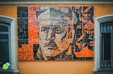 Советская мозаика. Панно с портретом Василия Блюхера | Фреска искусство ...