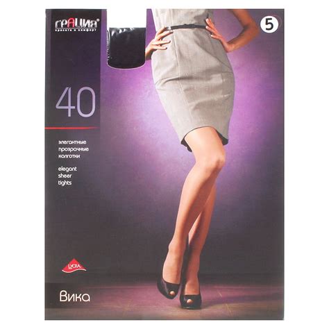 Колготки Грация, Вика, 40 DEN, р. 5, черные в Воронеже: цены, фото ...