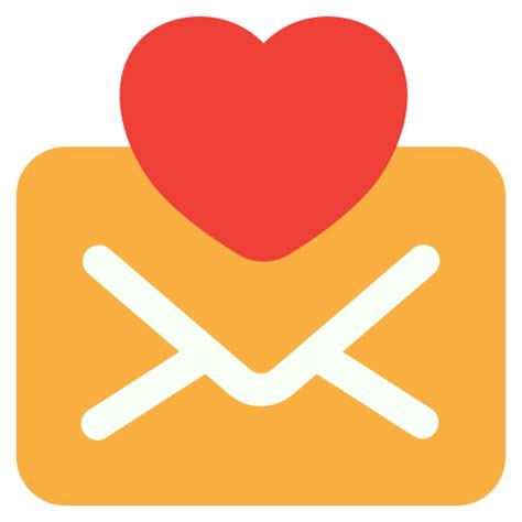 Love mail Generic color fill icon