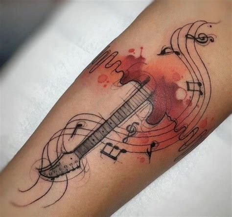 Музыкальные тату | Основные значения. Варианты дизайна. | VeAn Tattoo