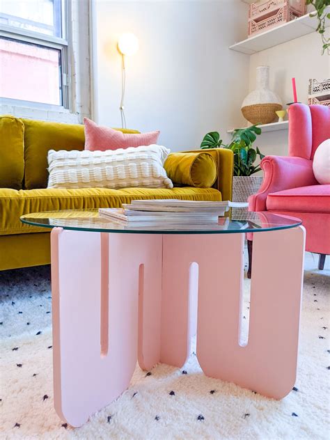 DIY Wavy Coffee Table | Trendy Home Decor