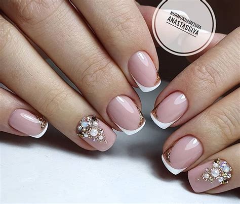 Французский маникюр на короткие ногти: 200+ самых красивых идей!
