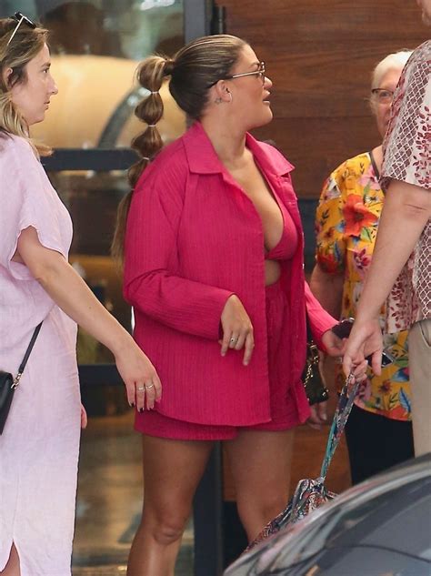 LALA KENT, SCHEANA SHAY and BRITTANY CATWRIGHT at a Rooftop Pool Bar in