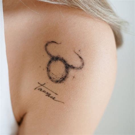 Símbolo Tauro Tatuaje Tauro Horóscopo Constelación Mini TAURUS - Etsy ...