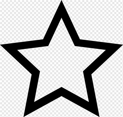 Five-pointed star Symbol Outline, red star, angle, triangle, symmetry ...