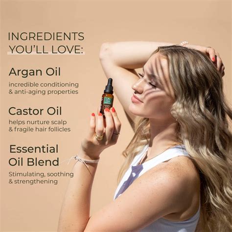 plant therapy hair therapy strengthen grow hair serum  natural life