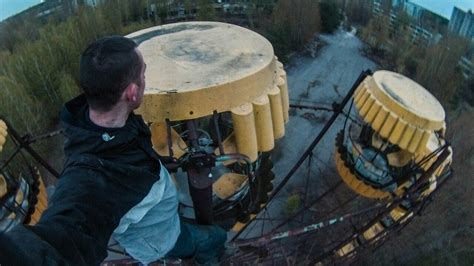 Чернобыль ЖЕСТЬ залез на колесо обозрения в ПРИПЯТЬ нелегальный поход в ...