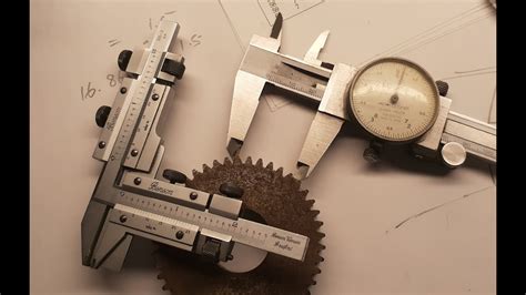 Measuring gears span method - YouTube