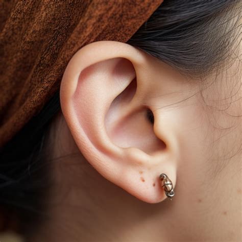 Premium AI Image | Earring machine ear body piercing