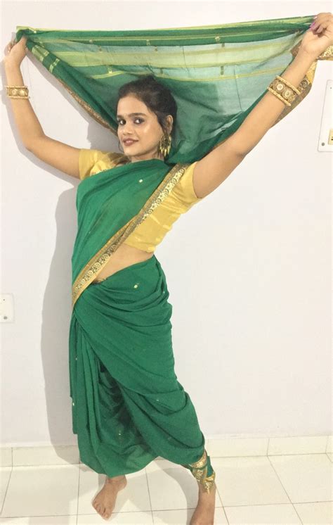 Girlishringar: Lavani Dance Saree styling