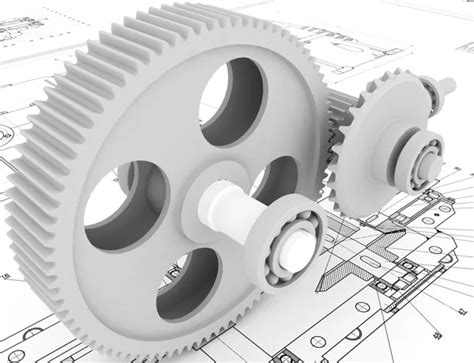 Mechanical sketch with gears — Stock Photo © ericmilos #1584764