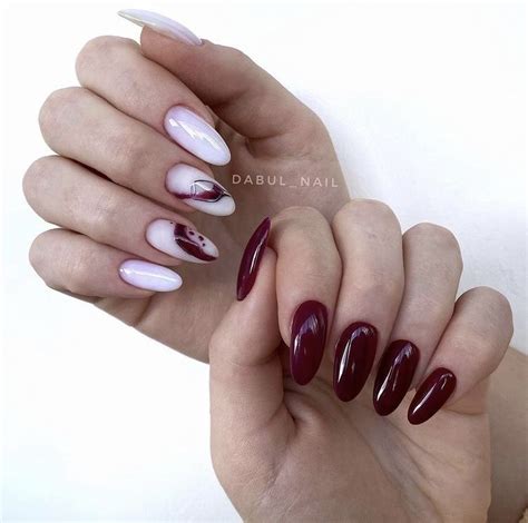 Маникюр вино | Unghie rosse, Unghie, Tatuaggi