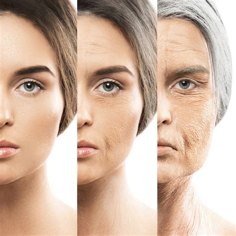 progressively aging skin pictures