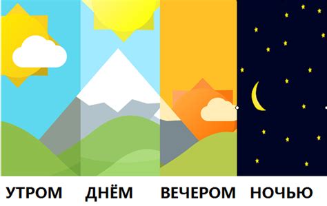 время суток: когда?