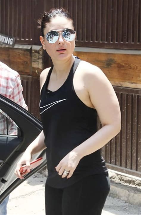 Kareena comes out of the gym after a sweaty session, showing her meaty
