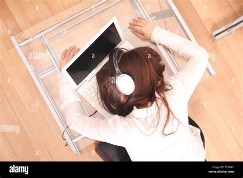 Sleeping on the Laptop Stock Photo - Alamy