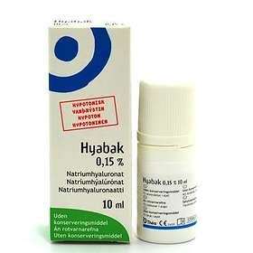 Hyabak 0.15% Eye Drops 10ml, Från 127 kr