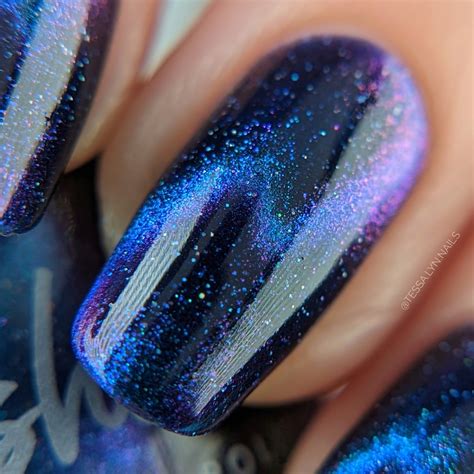 kbshimmer dual ended wave zig zag cat eye magnet  magnetic polish