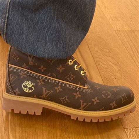 Louis Vuitton x Timberland x Pharrell Monogram limited edition boot