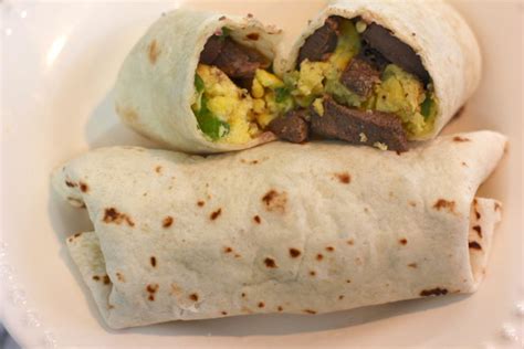 Steak and Eggs Breakfast Burrito Recipe - Mr. B Cooks