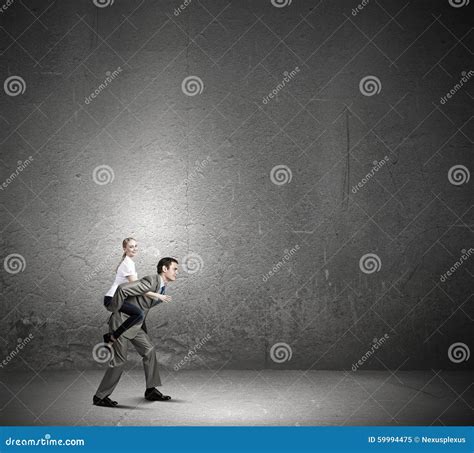 Woman riding man stock image. Image of couple, girlfriend - 59994475