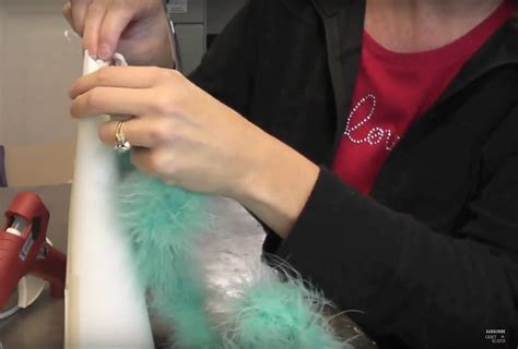 Whimsical Feather Boa Christmas Tree - Craft Klatch