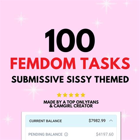 sissy task femdom sissy femdom script sissy training etsy