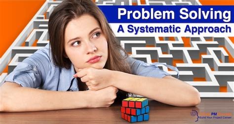 problem solving  systematic approach onlinepmcourses