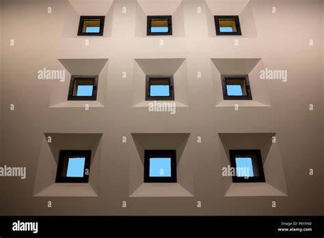 wall  small windows stock photo alamy