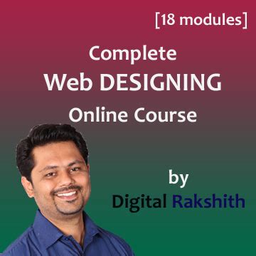 web design tutorials digital rakshith