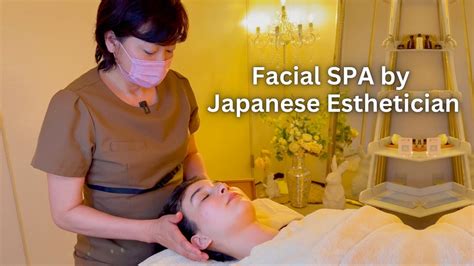 ASMR I got Facial SPA by Japanese esthetician in Tokyo, Japan (soft